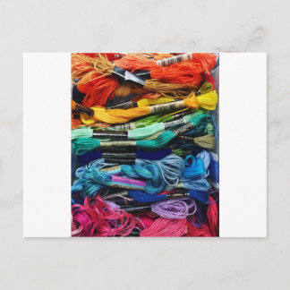Rainbow Embroidery Floss | Trådar | Syft Vykort