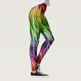 Rainbow Emu Feasted Leggings