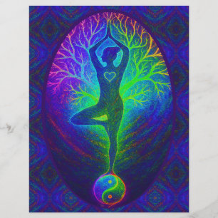 Rainbow Energy Yin Yang Yoga Reklamblad