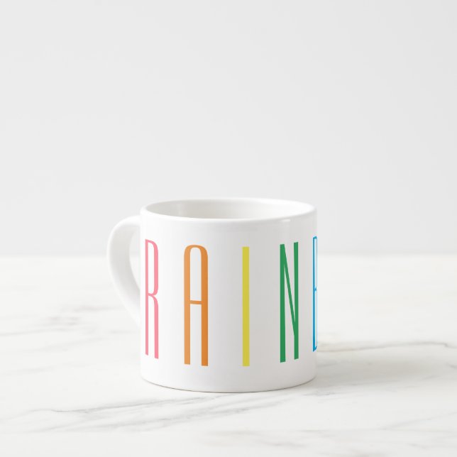 RAINBOW Espresso Kopp Espressomugg (Framsida vänster)