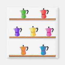 Rainbow Espresso Magnet 15