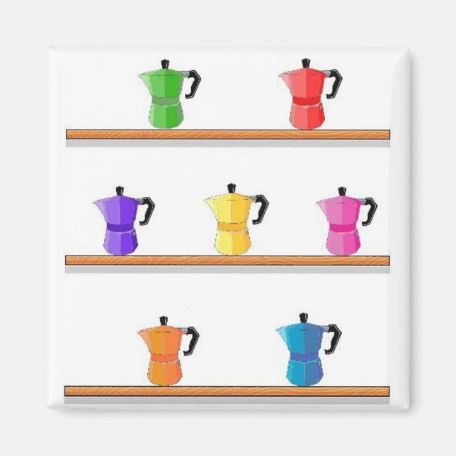 Rainbow Espresso Magnet 15 (Framsidan)