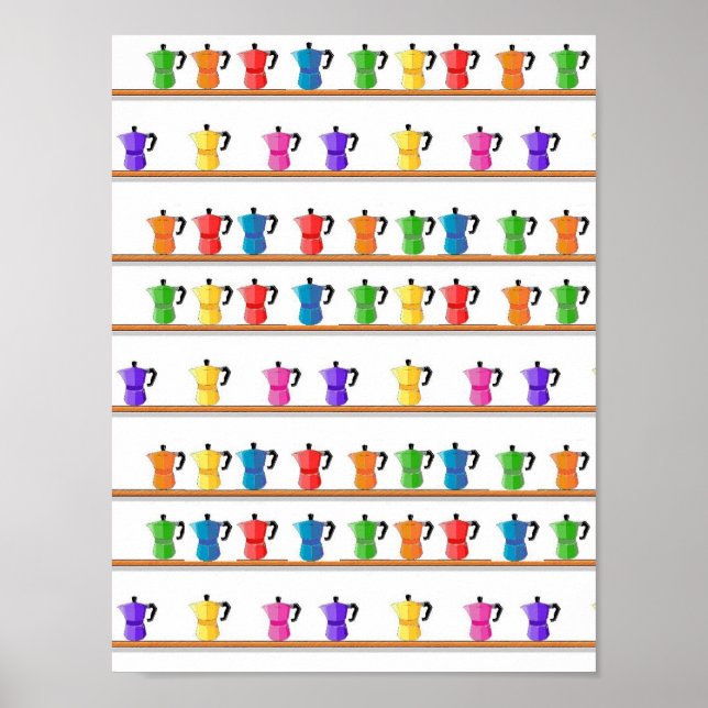 Rainbow Espresso Poster (Framsidan)