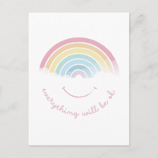 RAINBOW Everything will be ok! Vykort