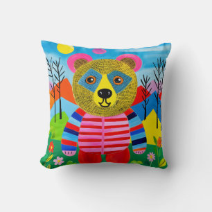 Rainbow Explorer Bear Kudde