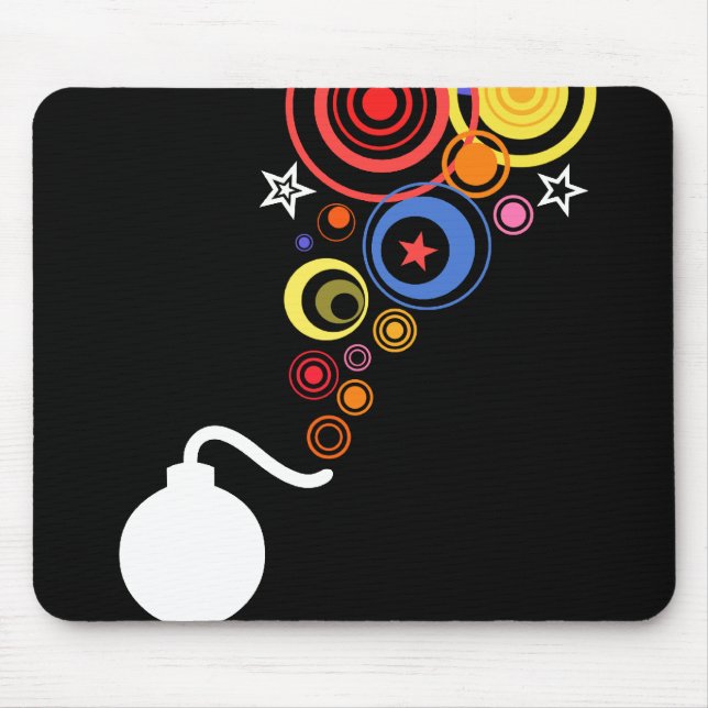 Rainbow Explosion of Doom Mousepad Musmatta (Framsidan)