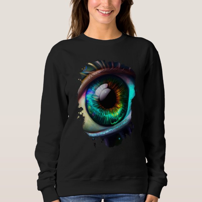 Rainbow eye the beauty in the dark t shirt (Framsida)