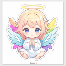 Rainbow Fairy Girl Klistermärken