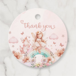 Rainbow Fairy Girl Magic Tekanna Birthday Gåvor Etiketter
