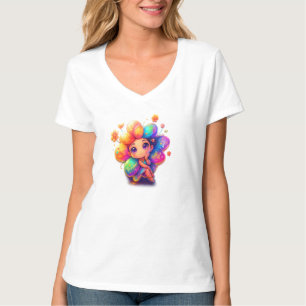 Rainbow Fairy Graphic Tee - Cute & Colorful Shirt