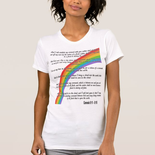 Rainbow Faith T Shirt (Framsida)