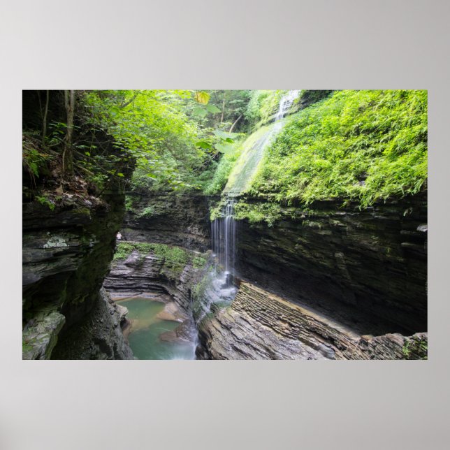 Rainbow Falls, Watkins Glen Poster (Framsidan)
