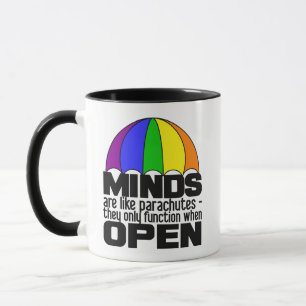 Rainbow Fallskärm mugg - välj stil & färg