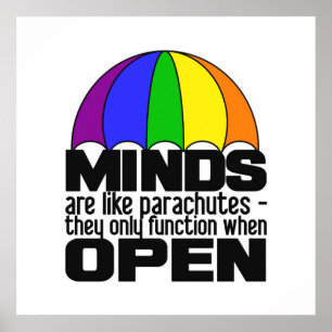 Rainbow Fallskärm poster
