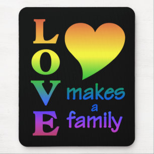 Rainbow Family mousepad Musmatta