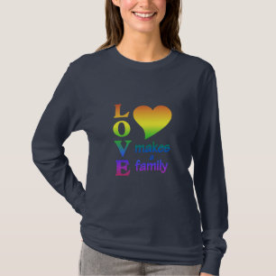 RAINBOW FAMILY shirt - välj stil & färg Tröja