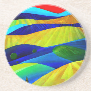 Rainbow Fantasy Backe liggande Underlägg