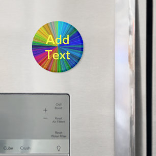 Rainbow Färg Add Quote Magnet