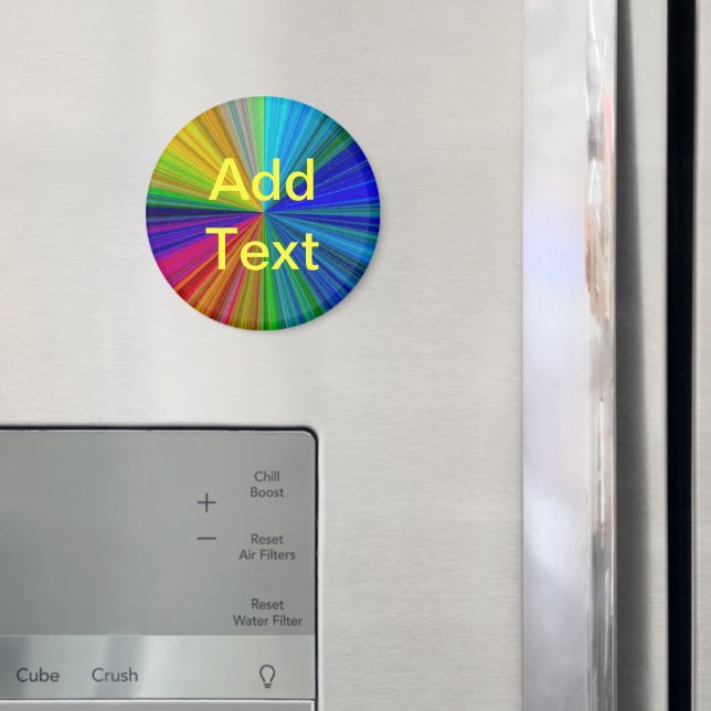 Rainbow Färg Add Quote Magnet (In Situ (Fridge))