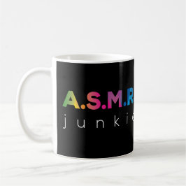 Rainbow färg ASMR. junkie Black Edition Mugg