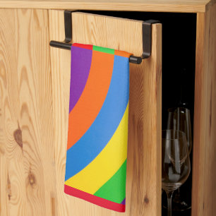 RAINBOW FÄRG BRIGHT BIG VASS KÖKSHANDDUK
