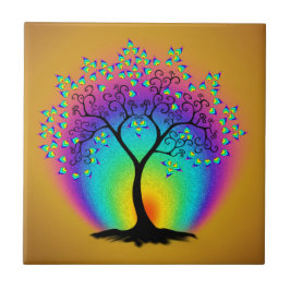 Rainbow Färg Ceramic Tile Kakelplatta