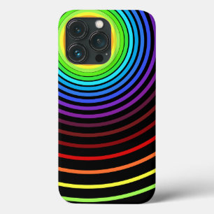 Rainbow Färg Circles iphone case - Välj Färg