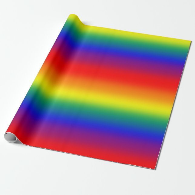 Rainbow Färg Continuum Presentpapper (Utrullad)