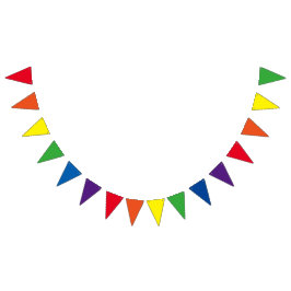 RAINBOW färg + dina idéer Vimplar