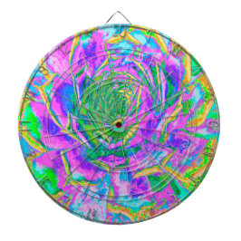 Rainbow Färg Fiesta Succulent Sedum Rosette Darttavla