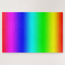 Rainbow Färg Gradient Jigszle Puzzle