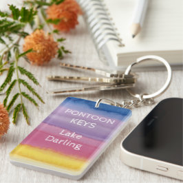 Rainbow Färg Keychain Sjö Living