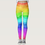 Rainbow Färg Leggings<br><div class="desc">Spectaculärt regnbåge färg</div>