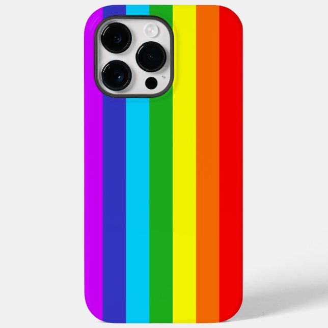 Rainbow Färg Liquid Silicone iphone case (Baksida)