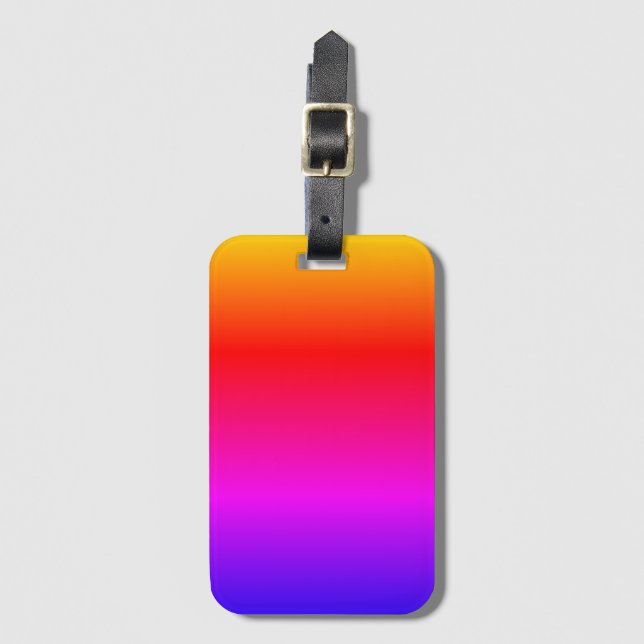 Rainbow Färg Luggage Tag Bagagebricka (Framsida vertikal)