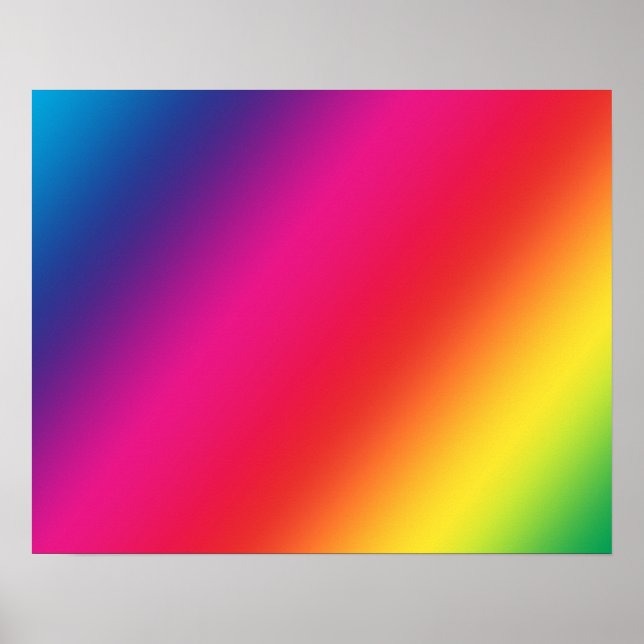 Rainbow Färg Poster (Framsidan)