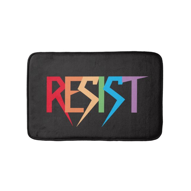 Rainbow Färg Resistant Bath Mat Badrumsmatta (Framsidan)