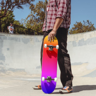 Rainbow Färg Skateboard Colorful