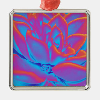 Rainbow färg Succulent plant Julgransprydnad Metall