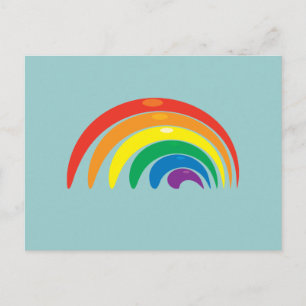 Rainbow Färg Vykort
