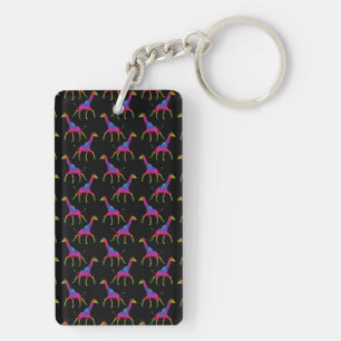 Rainbow Färgad Giraffe