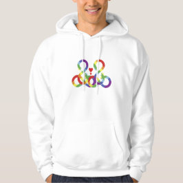 Rainbow, färgad händer. T-Shirt Hoodie