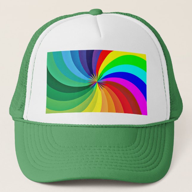 Rainbow Färgad Mandala-46556 Keps (Framsida)