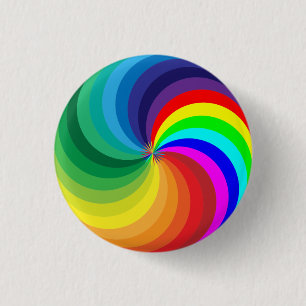 Rainbow Färgad Mandala-46556 Knapp
