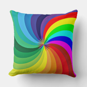 Rainbow Färgad Mandala-46556 Kudde