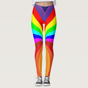 Rainbow Färgad Mandala-46556 Leggings