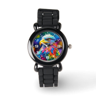 Rainbow Färgad Örn-654568 Armbandsur