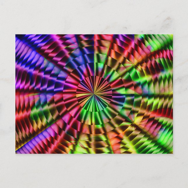 Rainbow färger of Life__ Vykort (Framsida)