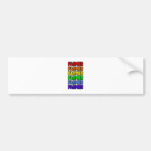 Rainbow Farmer Bildekal