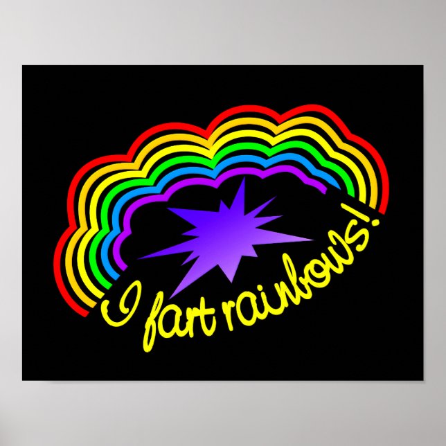 Rainbow Farts poster (Framsidan)